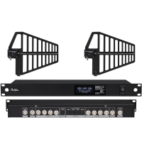 润普Runpu会议音频扩声系统麦克风信号放大器室内室外远距离增强信号专业10路天线放大器RP-TXF10A