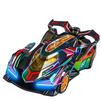 遥控赛车F1方程式喷雾特技幻彩镭射漂移汽车儿童玩具礼物1663