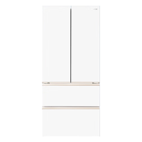 [美的出品]华凌神机机皇518 自动制冰双系统双循环 60cm超薄零嵌法式多门家用电冰箱 HR-518WUFIPZ雾隐白