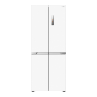 美的(Midea)460十字四门多开门独立制冰超薄零全嵌双循环变频风冷无霜家用大容量PST+净味MR-460WUSPZE