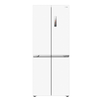 美的(Midea)460十字四门多开门独立制冰超薄零全嵌双循环变频风冷无霜家用大容量PST+净味MR-460WUSPZE