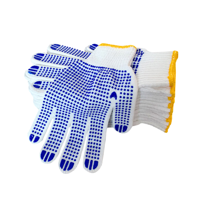 永满铁运 点塑手套 蓝点 副