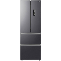 [官方正品]美的325升法式多门电冰箱 双变频节能一级能效 风冷无霜 PT净味家用省电BCD-325WFPM(E)布朗棕