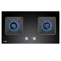 华帝(vatti)4.6KW大火力燃气灶i10059B台嵌两用双眼灶 厨房家用炉头离子熄火钢化玻璃灶台液化气