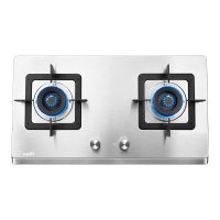 华帝(vatti) 燃气灶 单灶具 灶台双眼灶 燃气灶嵌入式灶 台嵌两用 4.5kW不锈钢灶 i10063A天然气