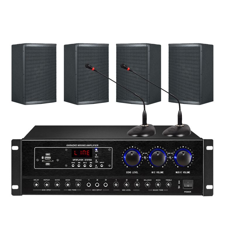 润普Runpu 会议音频扩声系统 有线电容话筒音箱功放小型会议室套装RP-YXKSD810