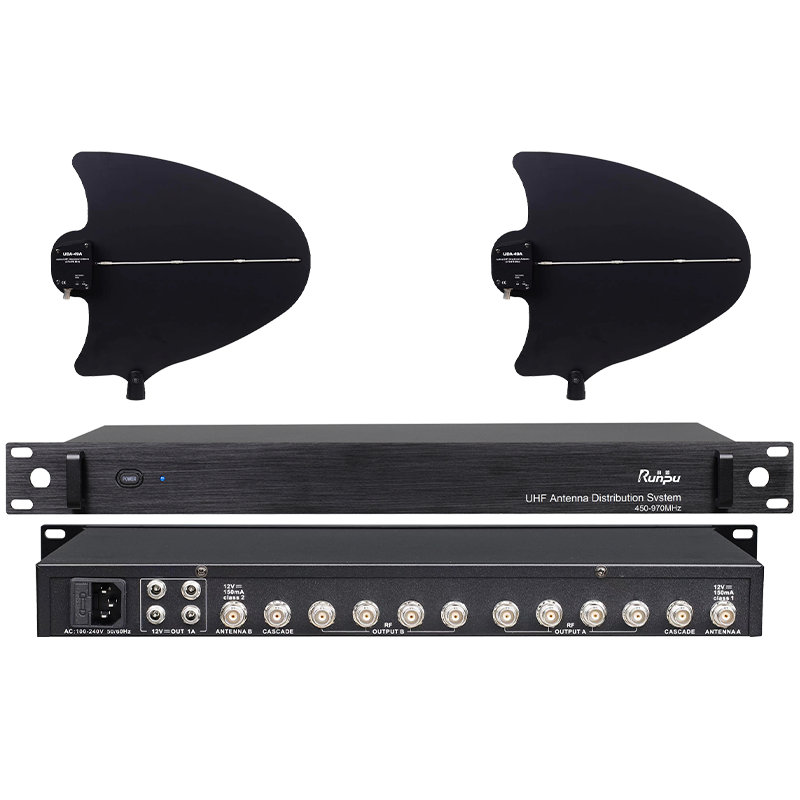 润普Runpu会议音频扩声系统信号放大器室内室外远距离增强信号专业10路天线放大器RP-TXF210C