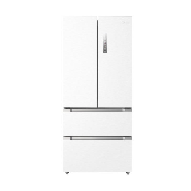 美的508L法式双开多门四门双系统双循环无霜一级大容量家用冰箱