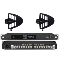 润普Runpu会议音频扩声系统麦克风信号放大器室内室外远距离增强信号专业16路天线放大器RP-TXF216A