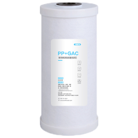 溢泰康富乐KEMFLO净水器 通用型大胖瓶前置过滤器10寸PP棉活性炭复合滤芯支