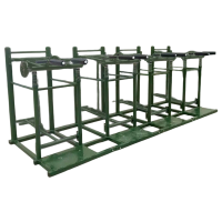 革康 GK-JSQC8036 深蹲力量组合训练器 室外大型体能训练力量锻炼健身器械户外体能训练器材4人组钢铁长城锻炼设备