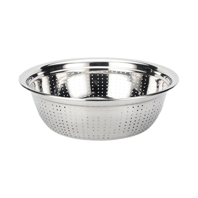 橙亿鸿 不锈钢沥水圆盆 洗菜漏盆 直径22cm/个