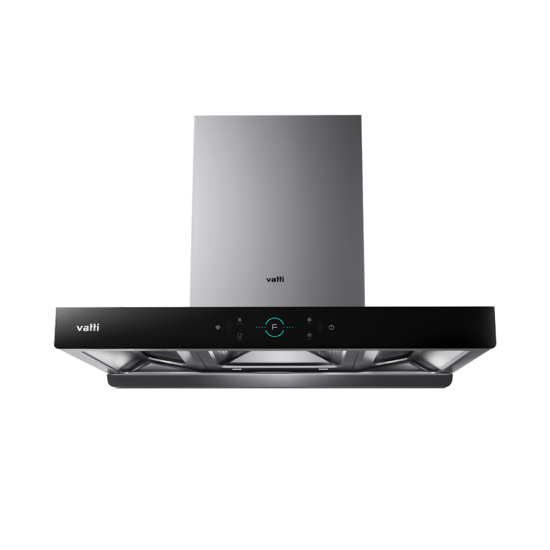 [官方旗舰]华帝(Vatti) 三腔启世S2 油烟机23m³大吸力顶吸触控式抽油烟机三体自清洁i11179