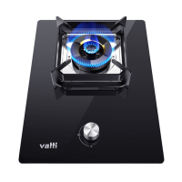 华帝(vatti)燃气灶家用单灶头嵌入式5.0kw易打理可调节钢化玻璃面板燃气灶具i10098B(天然气)