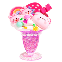 儿童手工奶油胶diy过家家冰淇淋甜品玩具益智3岁以上女孩生日礼物