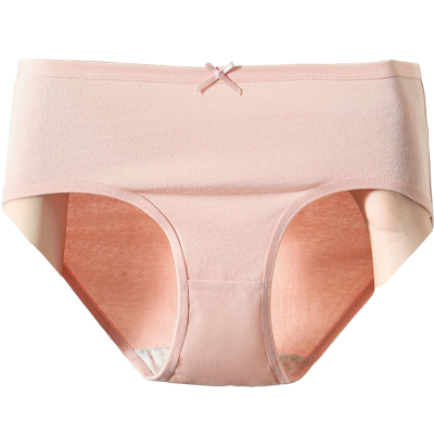 浪莎纯棉内裤女士新款7条装精梳棉无痕中腰女士三角短裤头纯棉