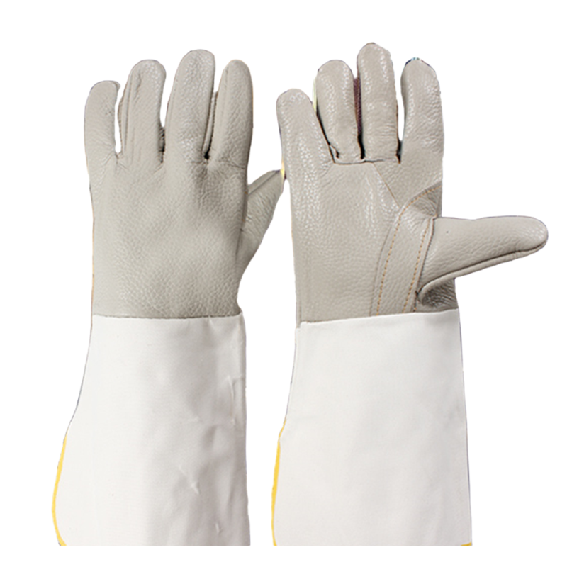 永满铁运 电焊手套 长款猪皮手套 副