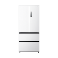 美的(Midea)冰箱508升双系统双循环一级能效除菌净味大容量家用冰箱BCD-508WSPZM(E)海贝白