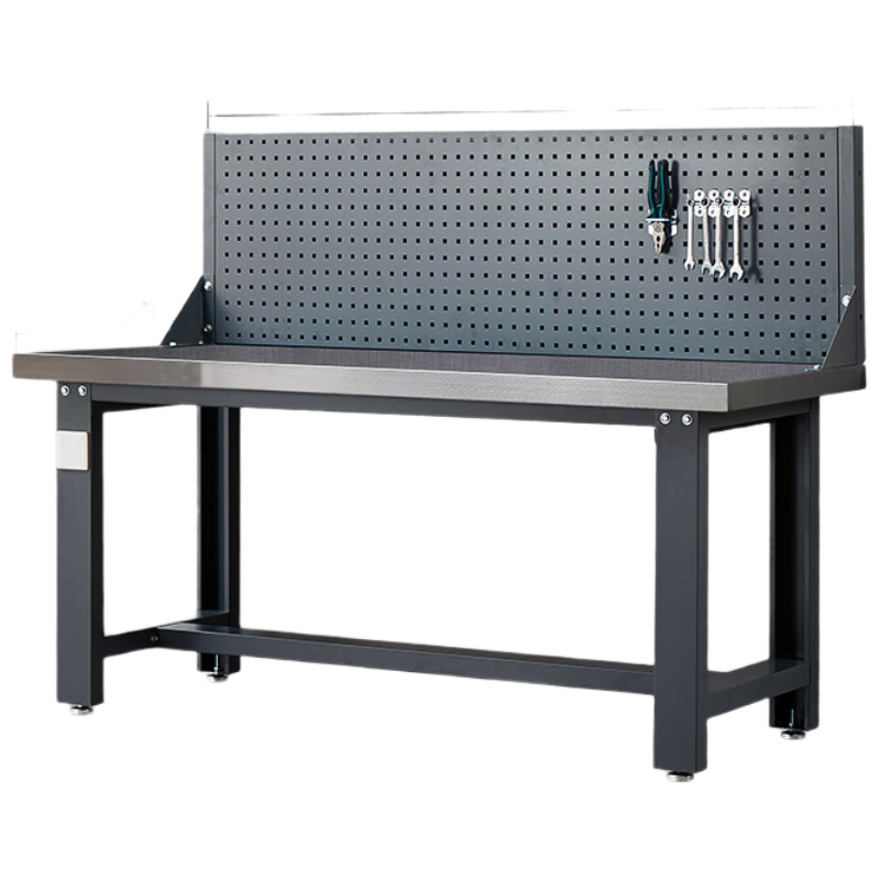 晋舰重型不锈钢工作台操作台维修台车间检验台实验台1500单桌+单挂板