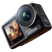 大疆action4 运动相机户外骑行潜水滑雪冲浪挂脖vlog手持相机 已激活 标准套装 官方标配+64GB挂脖支架