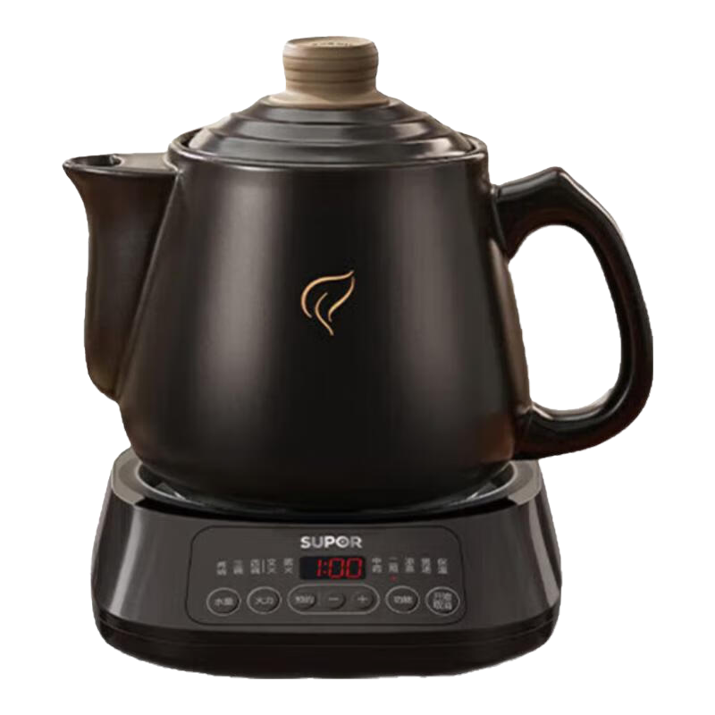 苏泊尔(SUPOR)3L煎药壶中药壶药膳两用煲养生壶全自动家用智能预约600W变频二煎大功率陶瓷分体式SW-30Y09