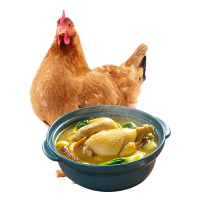 雀淘 皖南黄油老母鸡2.6-2.9斤/只 2只装 冷冻净膛慢养走地鸡