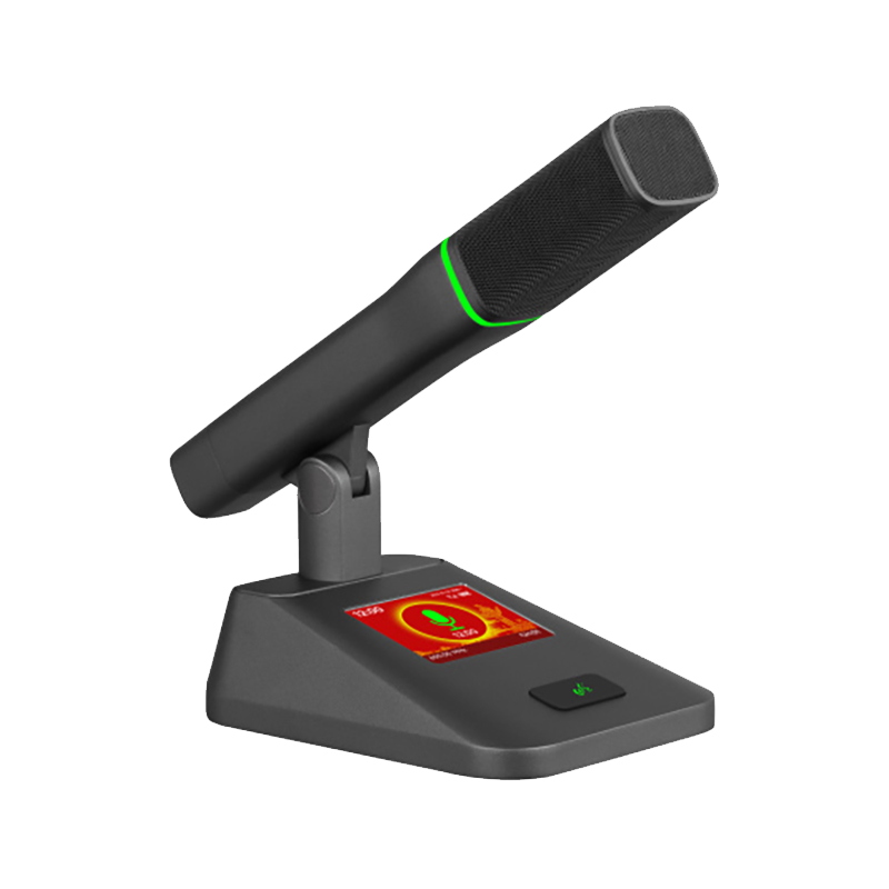 启诺 无线真分集麦克风 一拖二会议手持话筒 QN-MW2200E 套