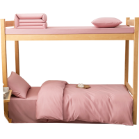 安居先森D1550 全棉贡缎100支单人床ANJU260113三件套 (计价单位:套)粉色