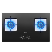 美的燃气灶5.2kW大火力70%热效率防风隔热聚能锅支架新一级能效全进风钢化玻璃面板热电偶熄火保护JZT-A3天然气