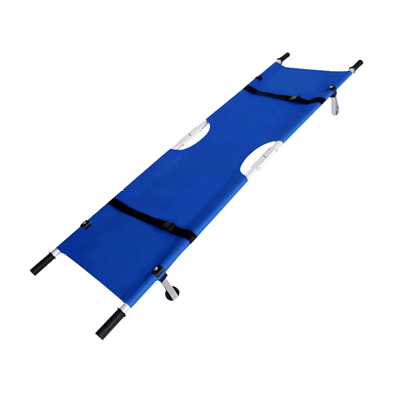 折叠式担架 蓝色救护简易折叠救灾专用铝合金担架 单位/个