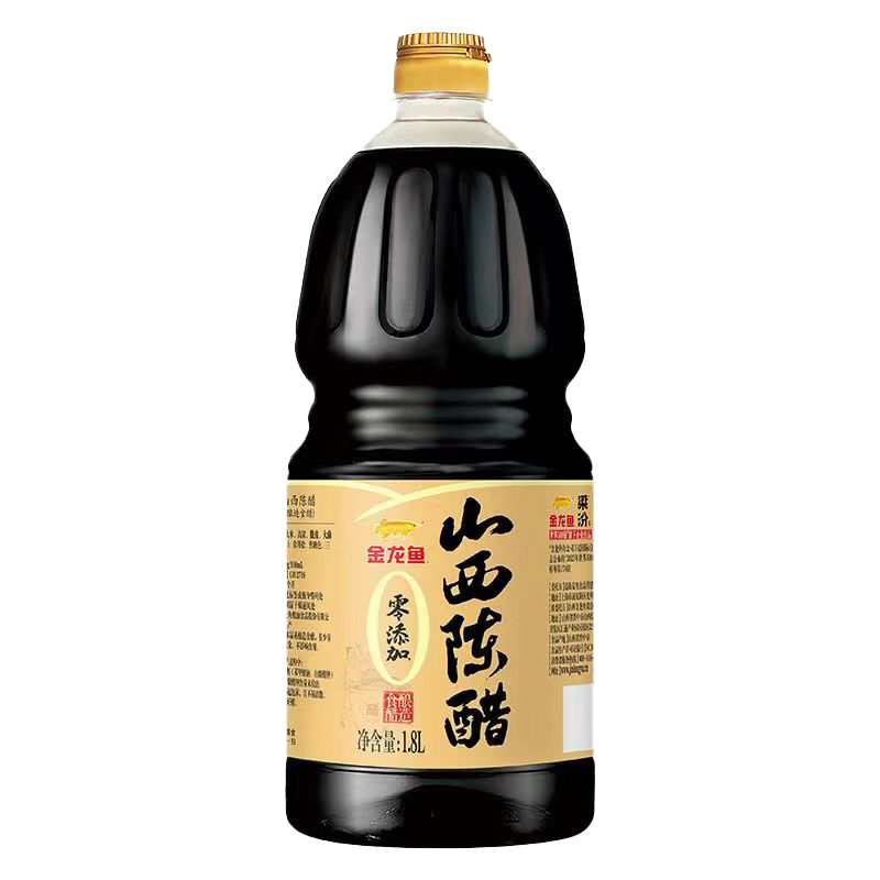 金龙鱼 粱汾山西陈醋4.5度1.8L(零添加)