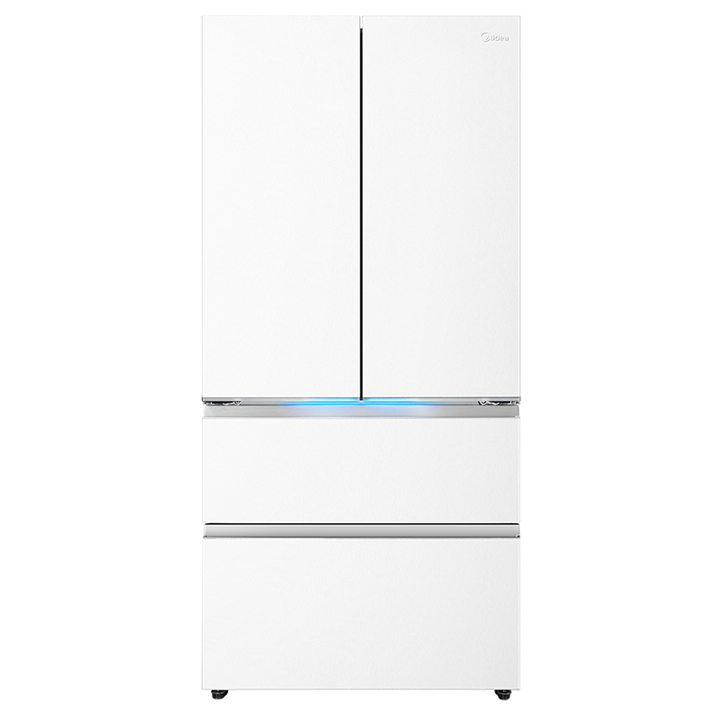 美的冰箱(Midea)熊墩墩Pro600法式双系统除菌一级能效制冰嵌入电冰箱BCD-600WUFIPZM(E)白