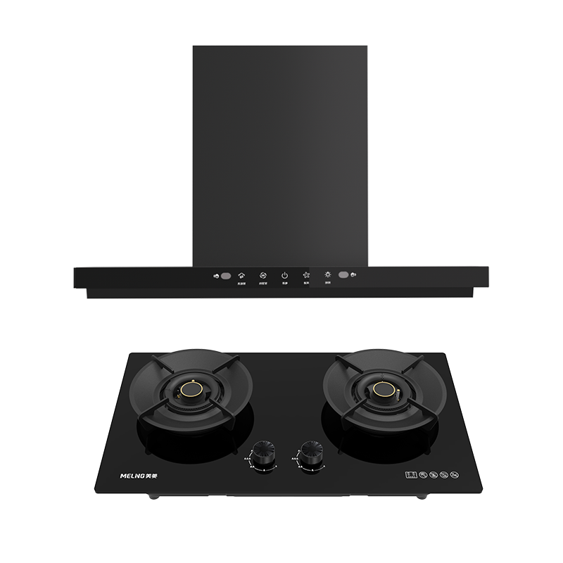 美菱烟灶套装油烟机T231KD+燃气灶QB313KD天然气