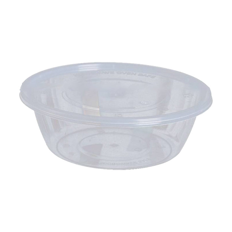 吾梓 圆碗透明 一次性餐盒 625ml*300套/箱