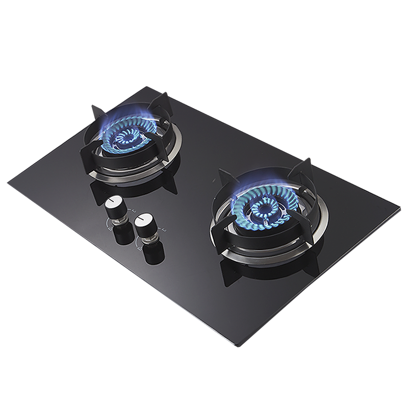 迎燕inyan一级能效双炉头大火力燃气灶液化气灶热电偶熄火保护铸铁火盖高效节能燃烧