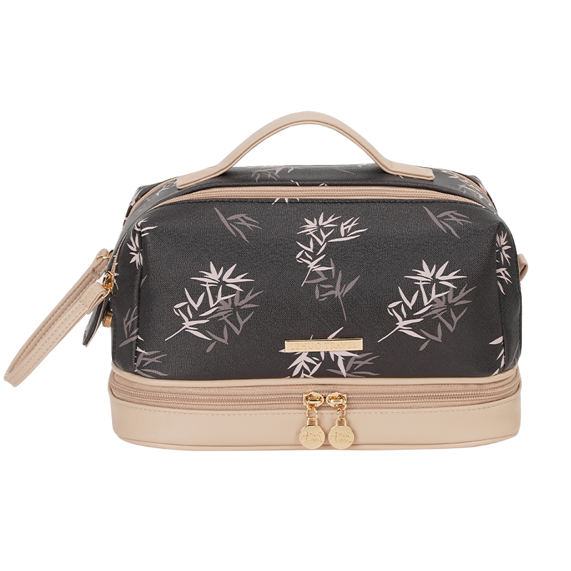 新中式化妆包女2025新款高端大容量便携式外出轻奢收纳化妆1085