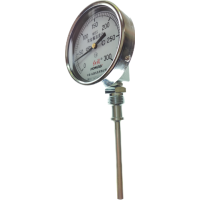 红旗 双金属温度计带检定证书Y150 量程需备注 个