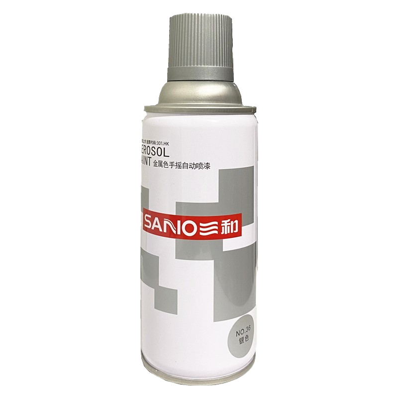 三和自喷漆自动手喷漆 银色 208g NO.36 12瓶装 单位/件