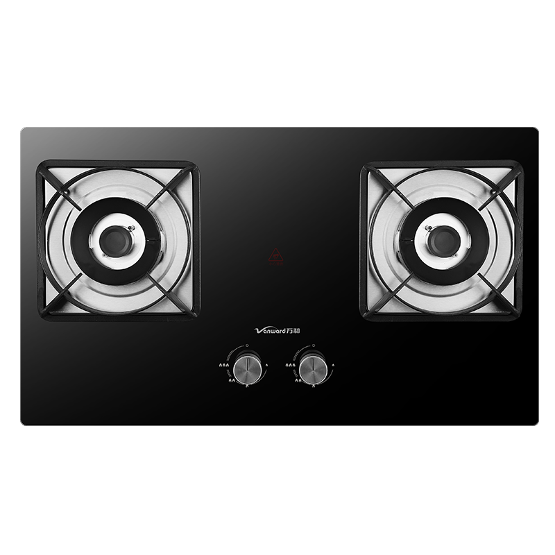 万和天然气燃气灶煤气灶双眼灶嵌入式灶具 5.2kW大火力全进风钢化玻璃一级能效JZT-C5L90S