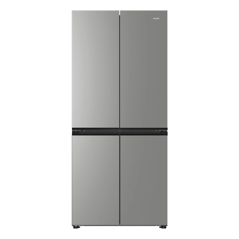 Haier海尔冰箱十字对开门冰箱双开四门冰箱500升594mm专业超薄黑金净化一级能效变频 家用风冷无霜电冰箱大容量