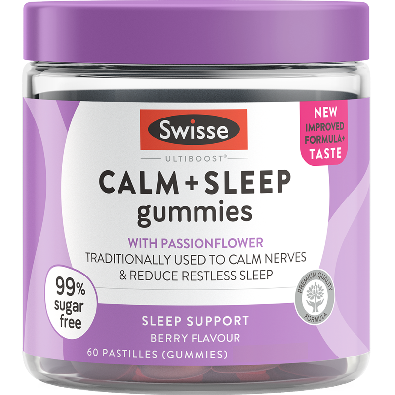 Swisse 镇静安眠软糖 60粒 1瓶装 sleep植物精华安睡压力失眠无褪黑素 澳洲进口