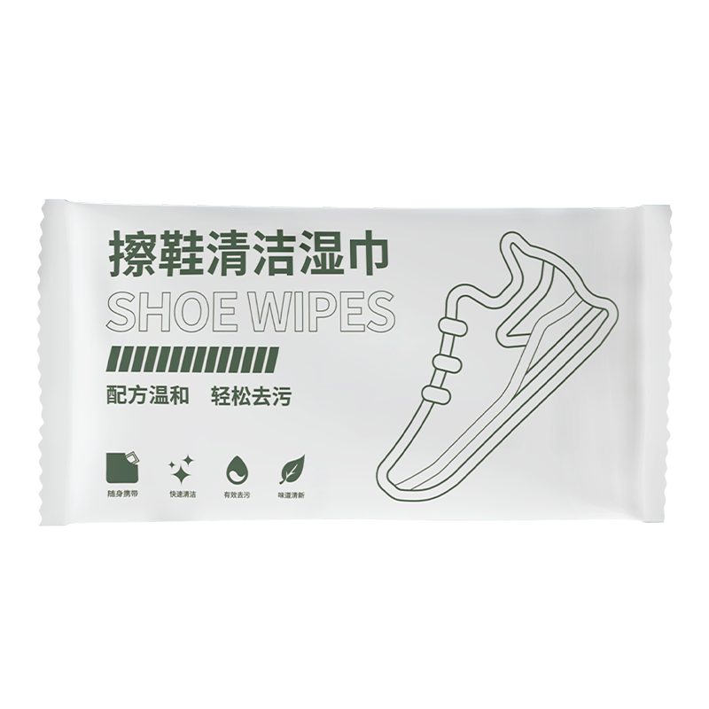 山之只 擦鞋清洁湿巾 30片/盒
