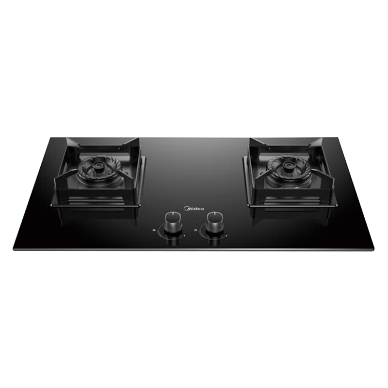 美的(Midea)家用5.2KW大火力燃气灶双灶天然气灶具煤气灶Q523L台式嵌入式两用双眼灶烟灶联动