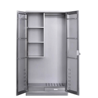 鑫睿辉 304不锈钢双门清洁柜 900*400*1800mm 台