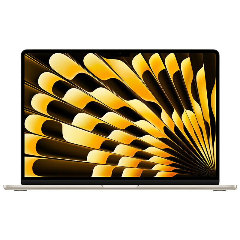 Apple 26款 MacBook Air 15英寸 M5 10+10核 16GB 1TB 星光色 笔记本电脑