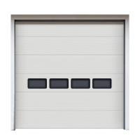 启功电动车库翻板门铝合金卷闸门提升门 每平方QG-JZJLM14