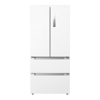 美的(Midea)508升 变频一级能效 法式四开门白色冰箱 家用大容量 BCD-508WTPZM(E)极地白-锦缎