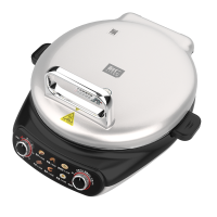 利仁LR-XGR3397下盘可拆0涂层不锈钢电饼铛