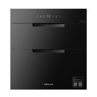 万和消毒柜嵌入式二星级消毒柜家用 110升大容量餐具消毒碗柜 一键预约 双波杀菌 -D8