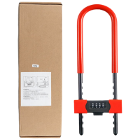 安盾帅 U型锁红色703密码锁 长度345mm ADS-6200059(计价单位:把)